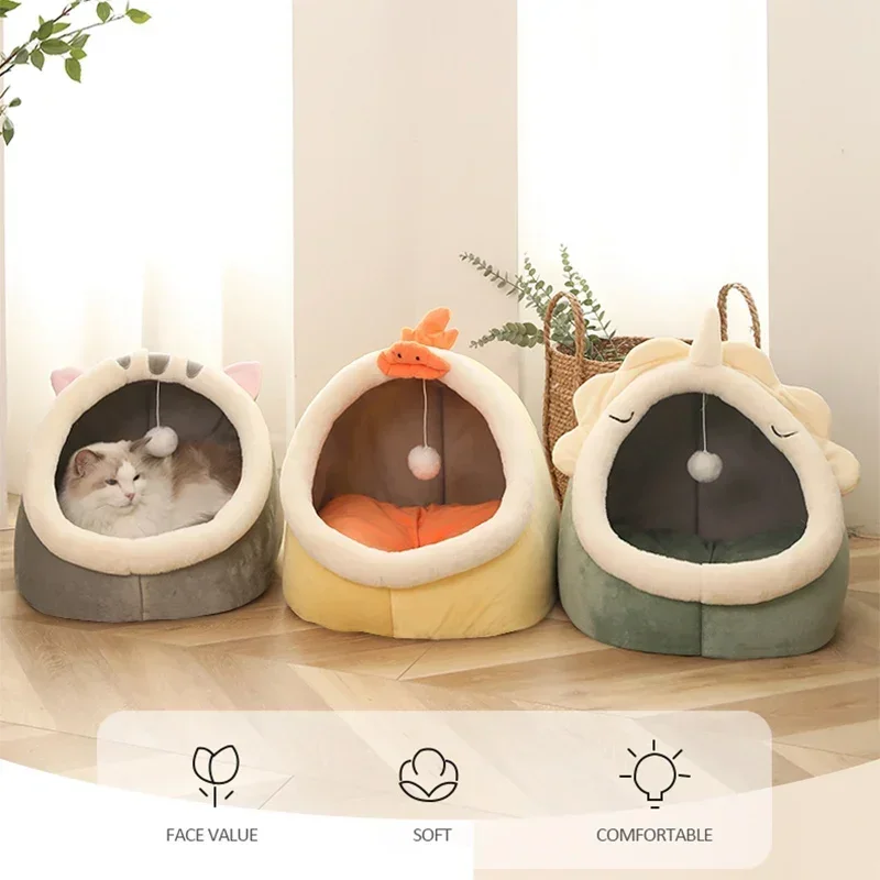 Almofada Cama para Gatos e Cães Pequenos Lavável - Imagem 2