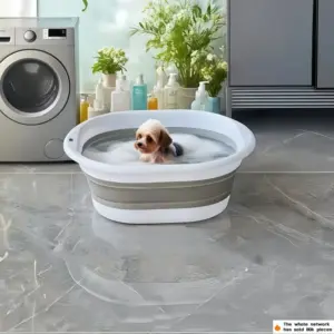 banheira dobrável para cães e gatos