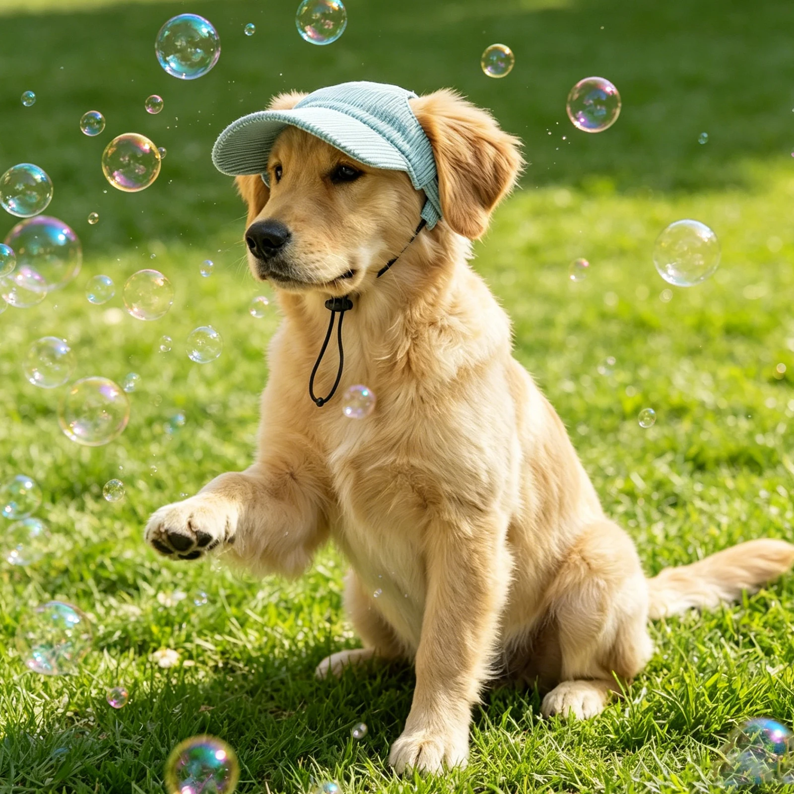 Chapéu de Verão para Cães e Gatos com Aberturas para Orelhas - Image 3