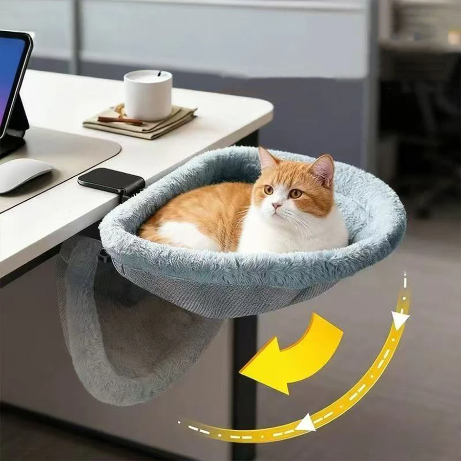 cama de mesa dobrável para gatos