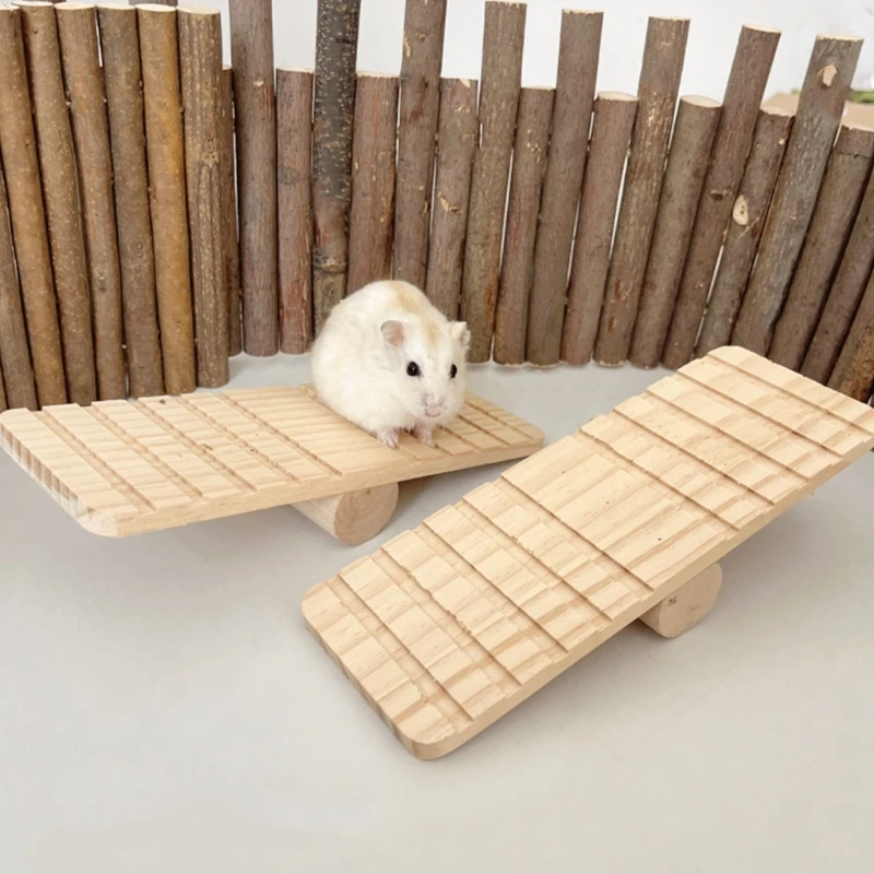 Gangorra para Hamster e Roedores de Madeira 19x7 cm - Imagem 3