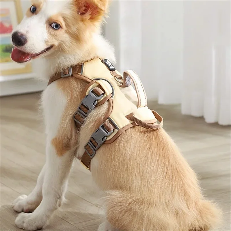 Colete de Segurança para Cães Refletivo com Alça e Fecho de Trava - Imagem 3