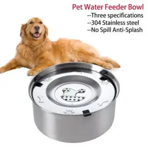 tigela flutuante para cães antiderramamento