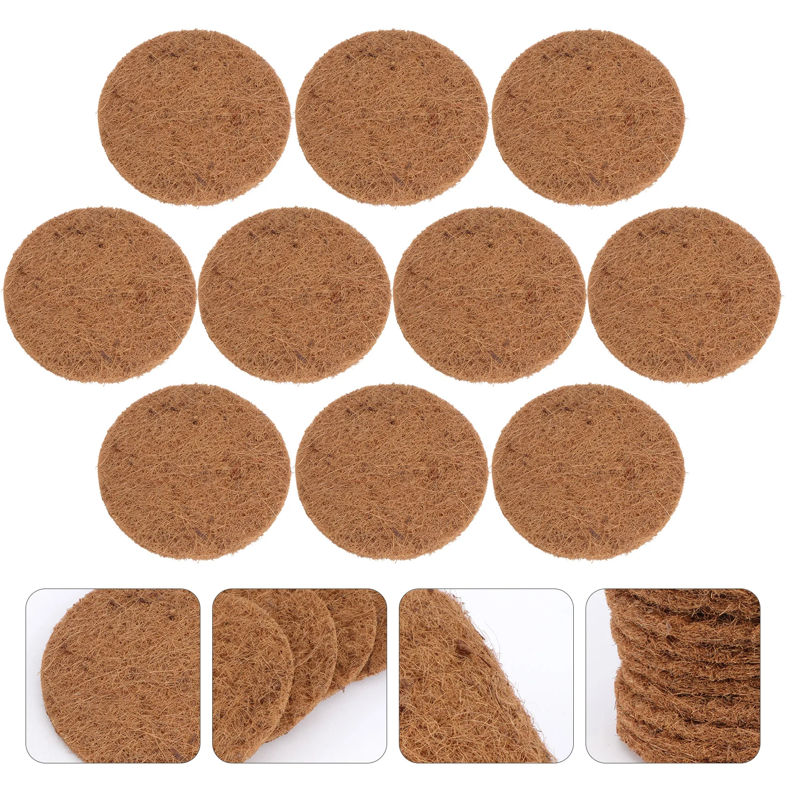 Almofada Ninho para Pombos de Fibra de Coco 20 cm Kit com 10 Unidades - Imagem 2