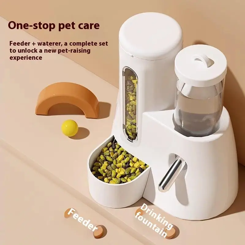 Comedouro e Bebedouro Automático para Hamster 2 em 1 com Design à Prova de Vazamento - Imagem 3