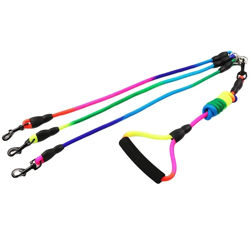 Trela Nylon Arco-Íris para Cães e Gatos Removível - Imagem 4