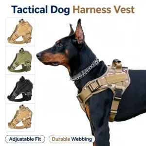 coleira tática para cães grandes