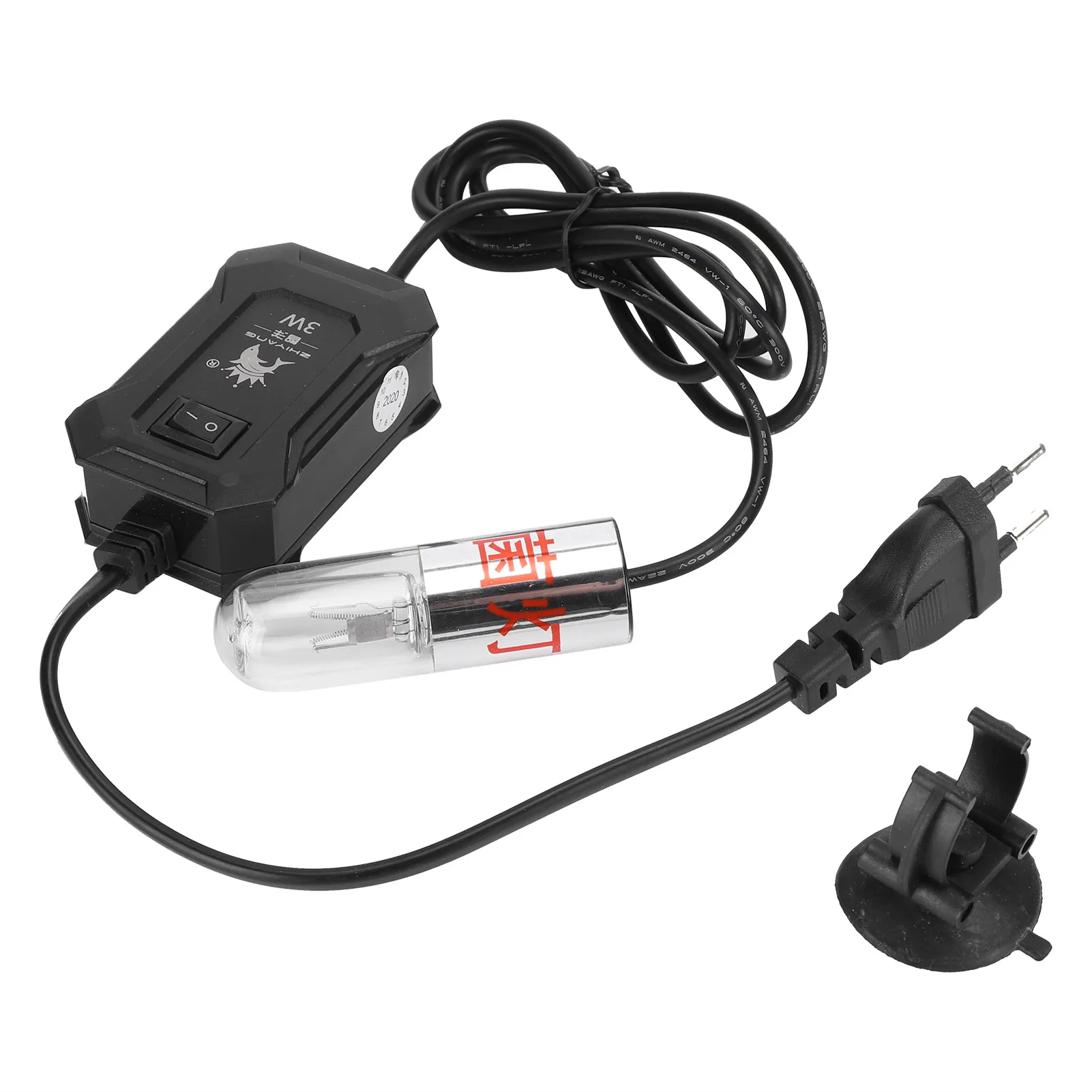 Lâmpada UV para Aquário 3W 220V com Ventosa para Fixar - Imagem 2