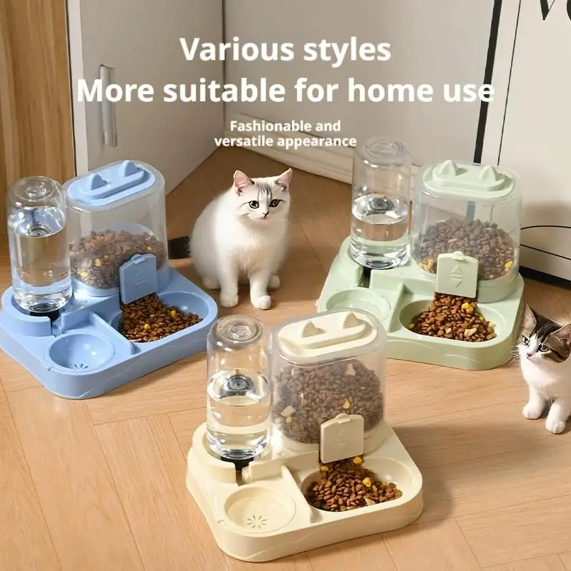 comedouro duplo para cães e gatos