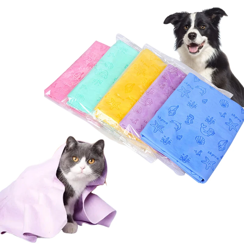 Toalha Absorvente para Pets de Imitação de Pele de Veado Lavável - Imagem 6