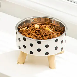 tigela de aço inoxidável para cães e gatos