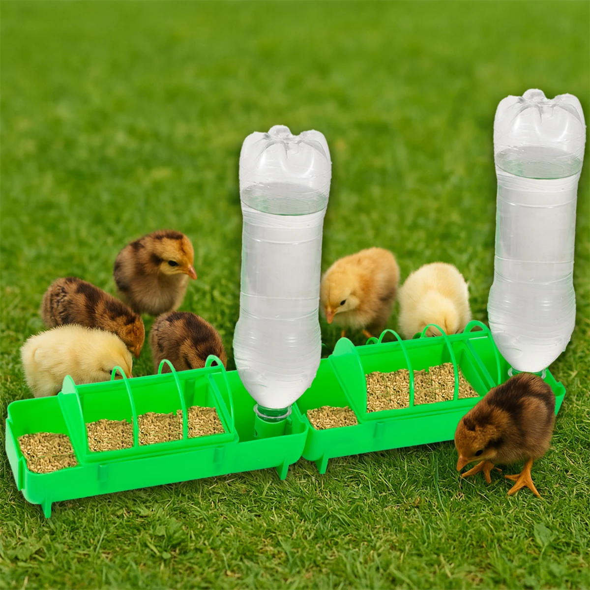 comedouro e bebedouro para aves