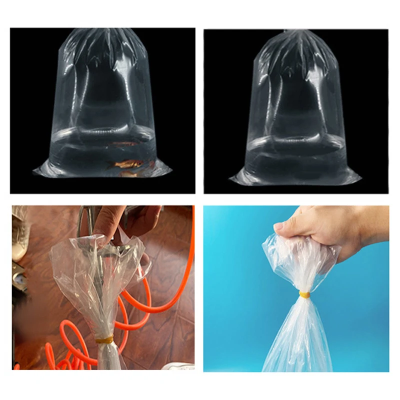 Saco de Transporte para Peixes Vivos 50 pçs Transparente de Alta Tenacidade - Imagem 4