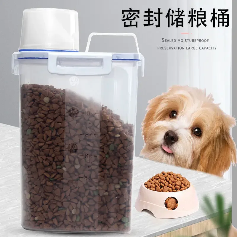 Recipiente para Ração de Cães e Gatos com Tampa Hermética - Imagem 2