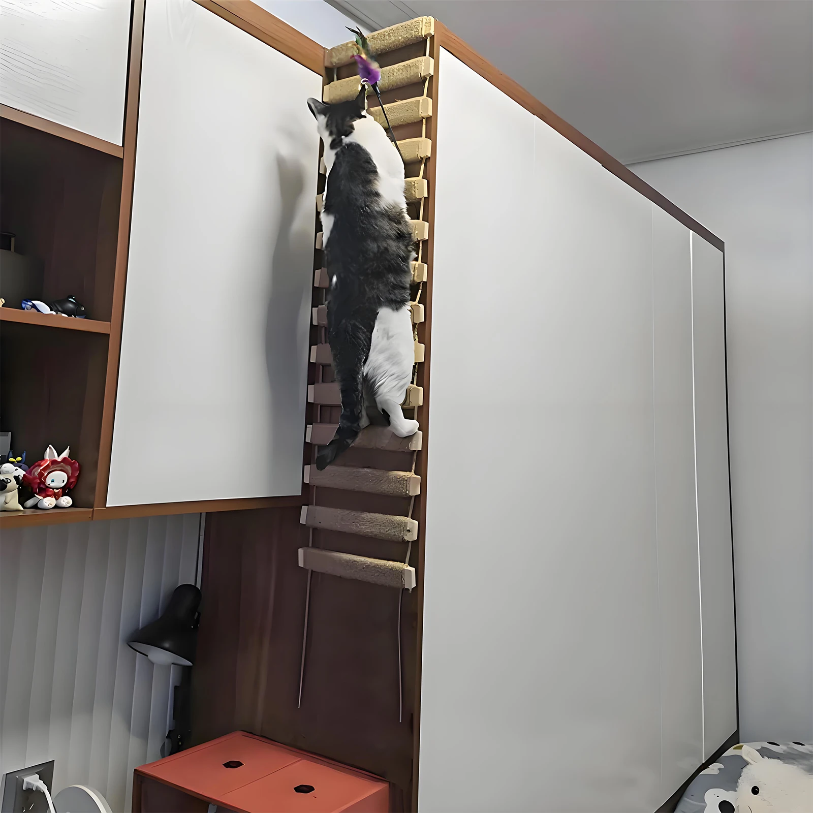 escada para gatos de sisal