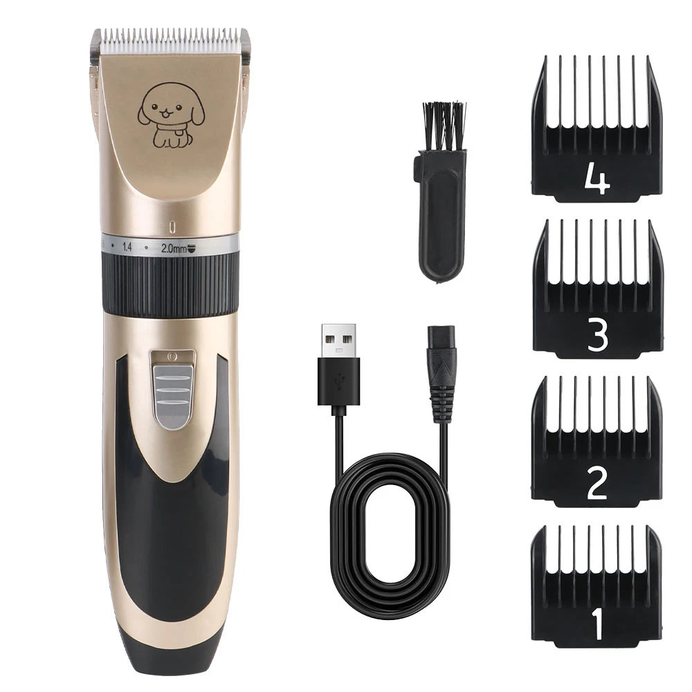 Aparador de Pelos para Cães e Gatos USB Recarregável e Sem Fio - Imagem 6