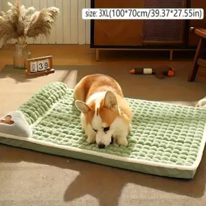 cama para cães e gatos com tapete lavável
