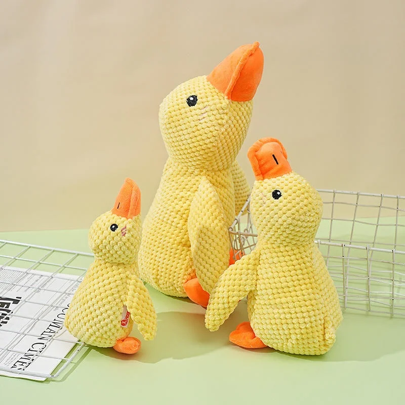 Brinquedo de Pelúcia Pato para Cães e Gatos com Som - Imagem 6