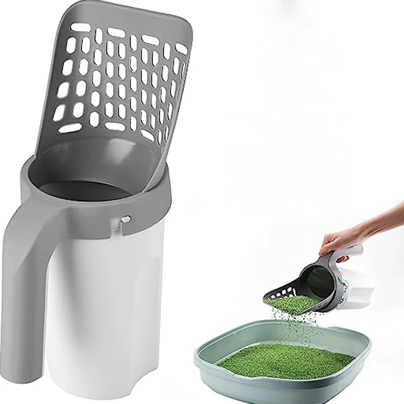 Pá de Peneirar Areia Sanitária para Gatos Escarlate, Limpeza Rápida - Image 4