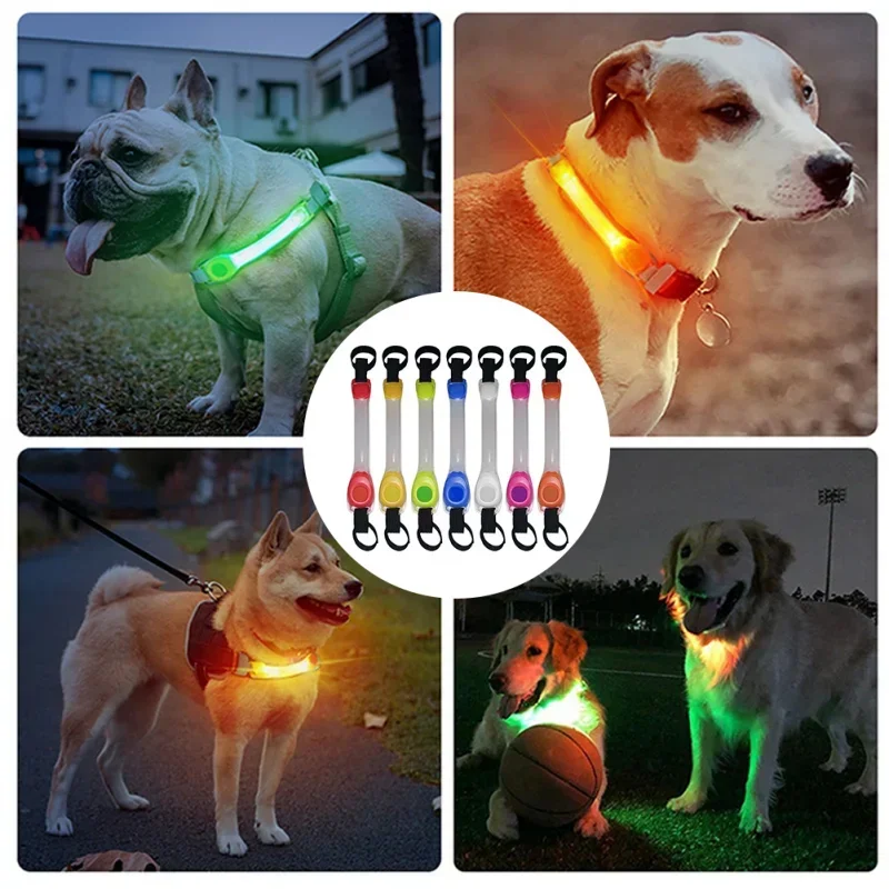 Coleira de Segurança para Cães com LED e Faixa Refletiva - Imagem 2