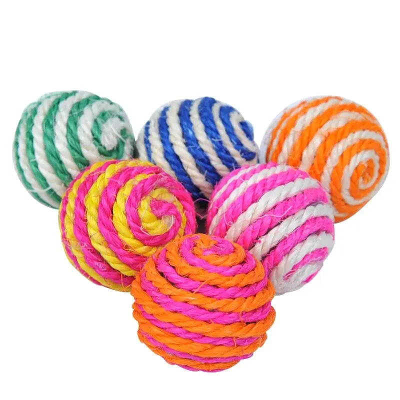 bolas de sisal para gatos