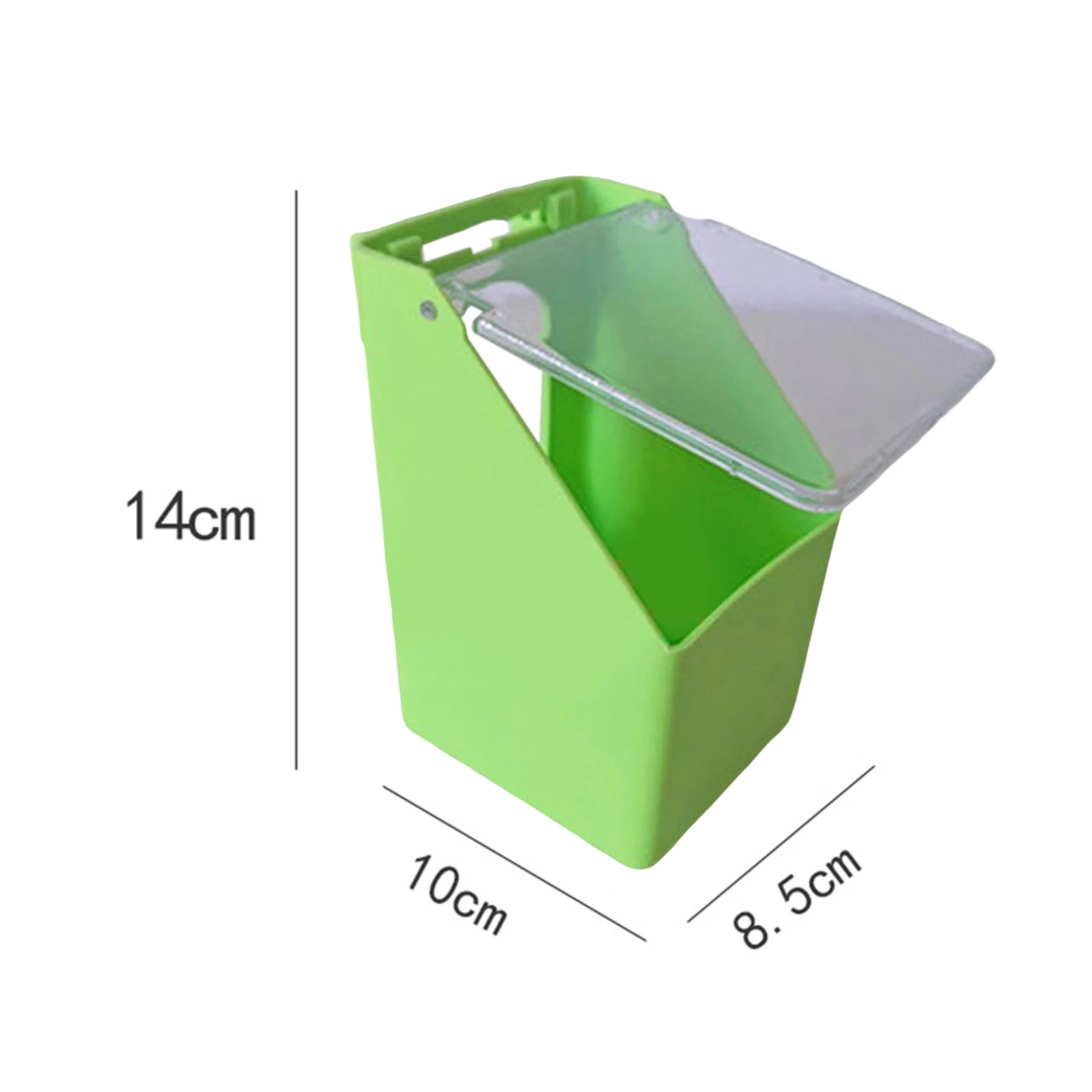 Alimentador para Pássaros com Tampa Transparente e Encaixe na Gaiola - Imagem 6