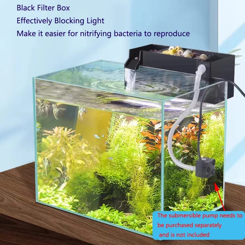 Caixa de Filtro Externo para Aquário Pequeno de Acrílico - Imagem 5