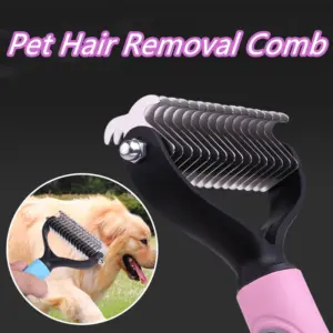 escova desembaraçadora para cães e gatos