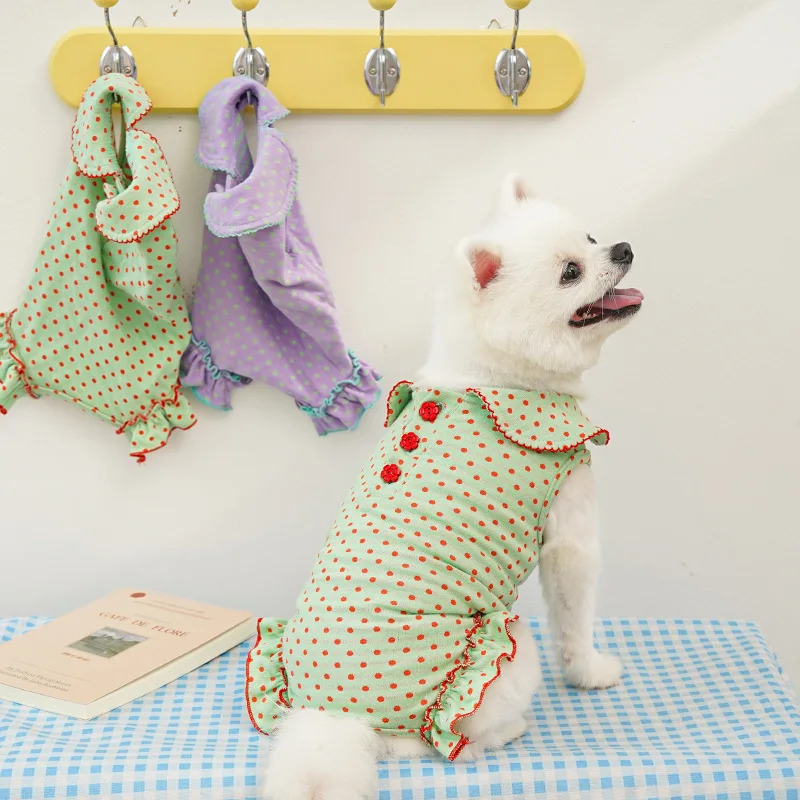 Macacão Algodão para Cães Pequenos com Cobertura Total - Image 3