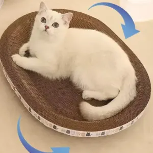 arranhador para gato ondulado de papelão