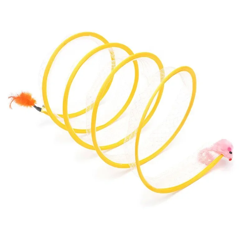 Túnel para Gatos Dobrável Tipo S com Bolinhas e Crinkle - Image 5