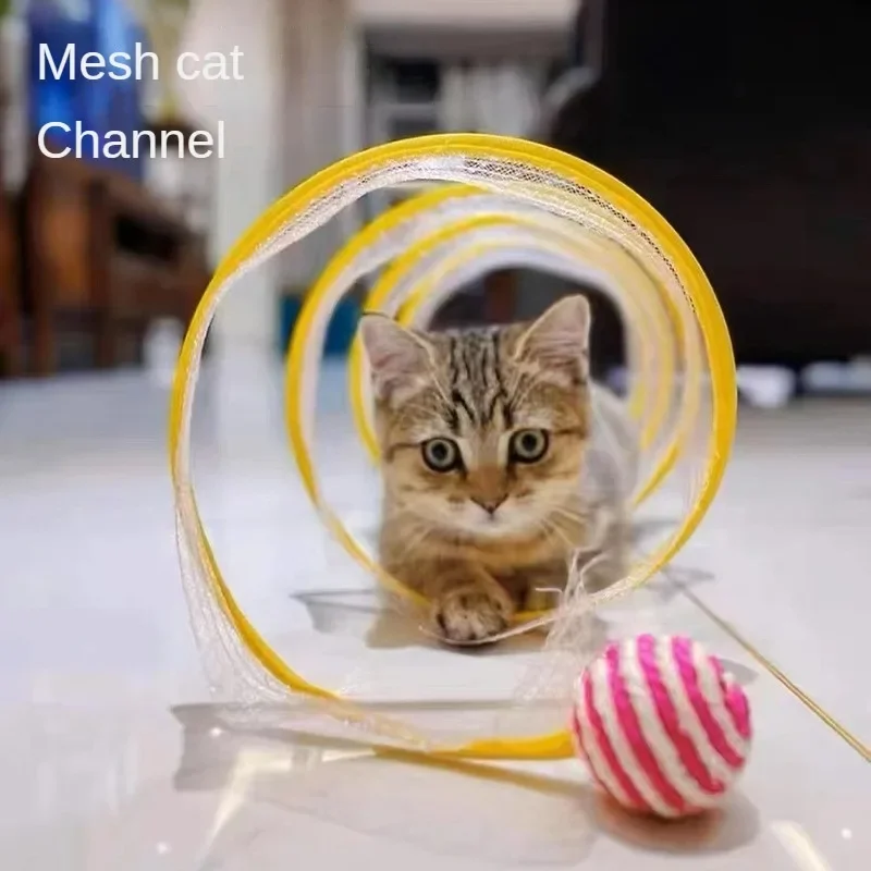 túnel para gatos dobrável
