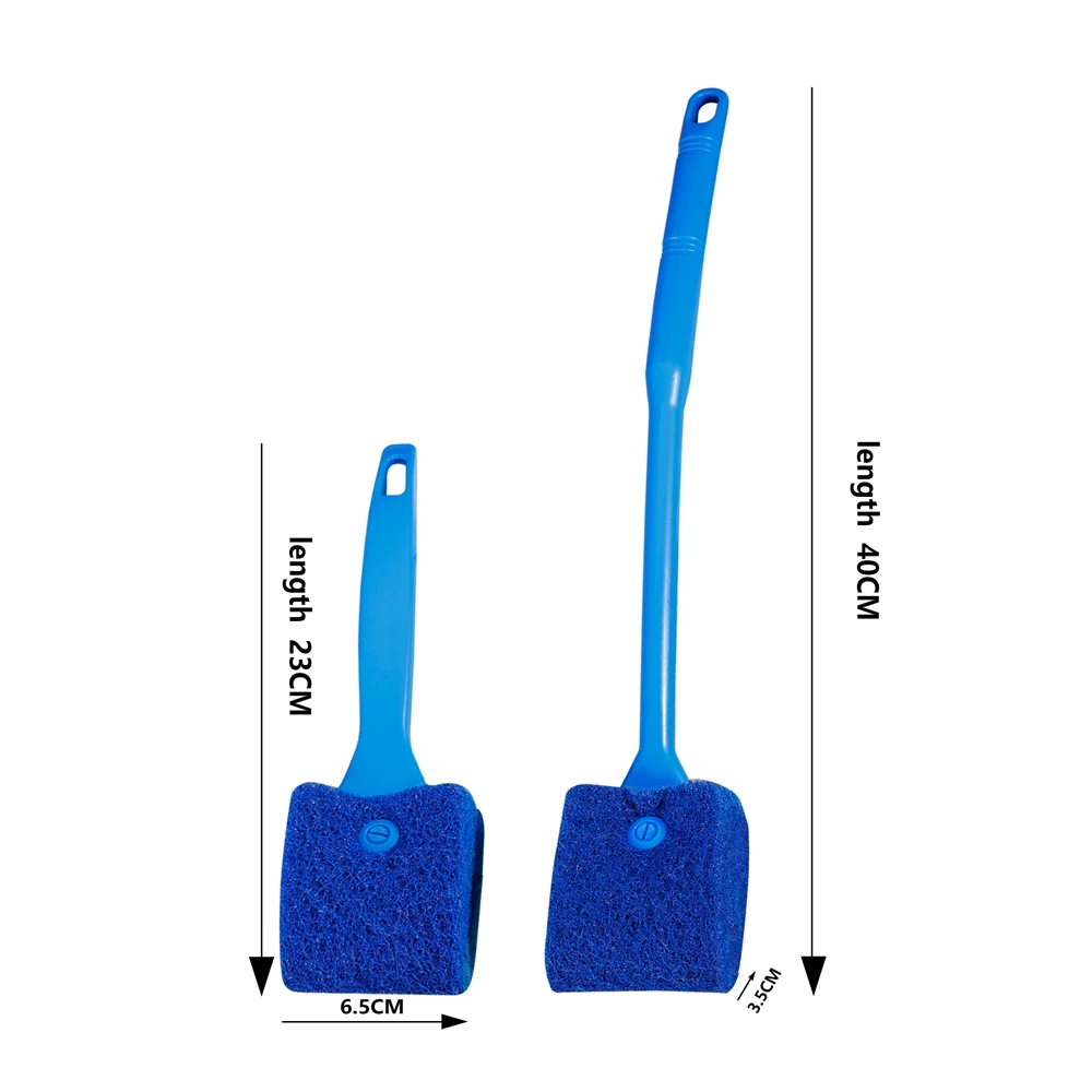 Escova de Limpeza para Aquário de Vidro 40 cm com Esponja - Imagem 4