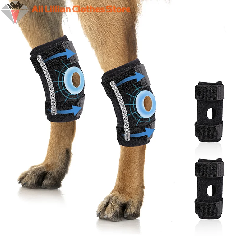 Joelheira para Cães de Neoprene com Adesivos Mágicos Ajustáveis - Image 3