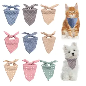 bandana de algodão para cães e gatos
