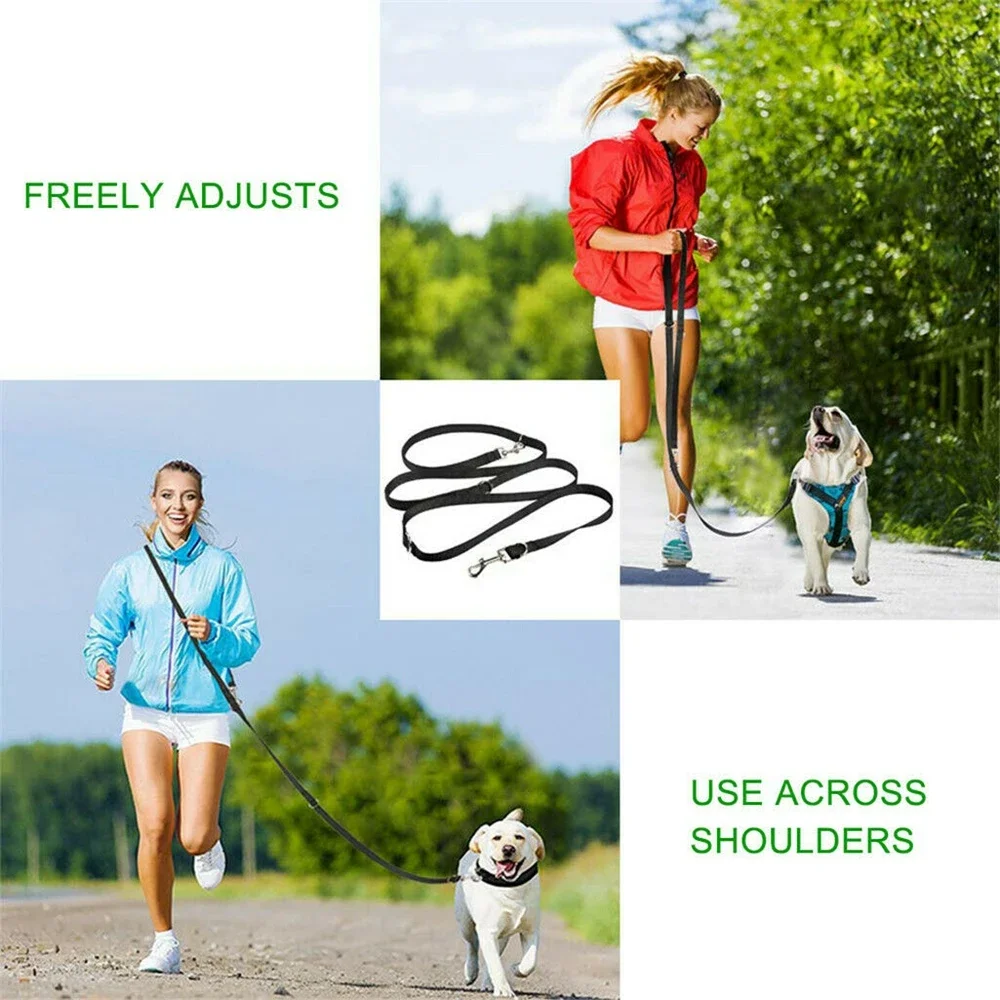 Trela para Cães de Nylon 2,5 m Ajustável para Passeio e Treinamento - Imagem 3