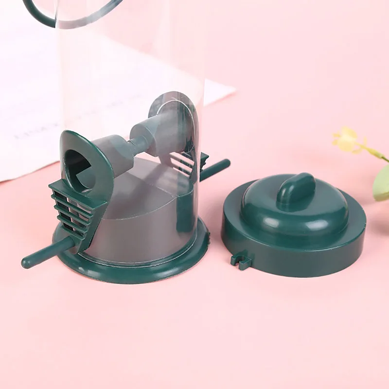 Alimentador de Pássaros Pequenos para Jardim com Vários Furos e Bandeja Removível - Imagem 5