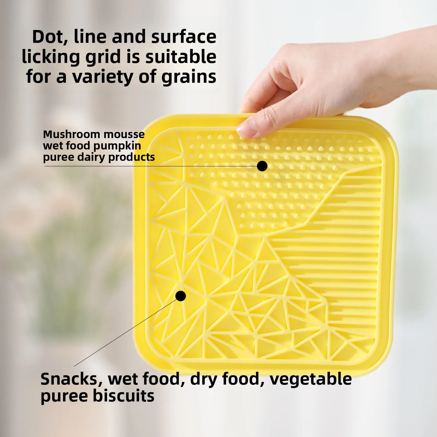 Tapete de Alimentação Lenta para Cães de Silicone com Ventosas - Image 3