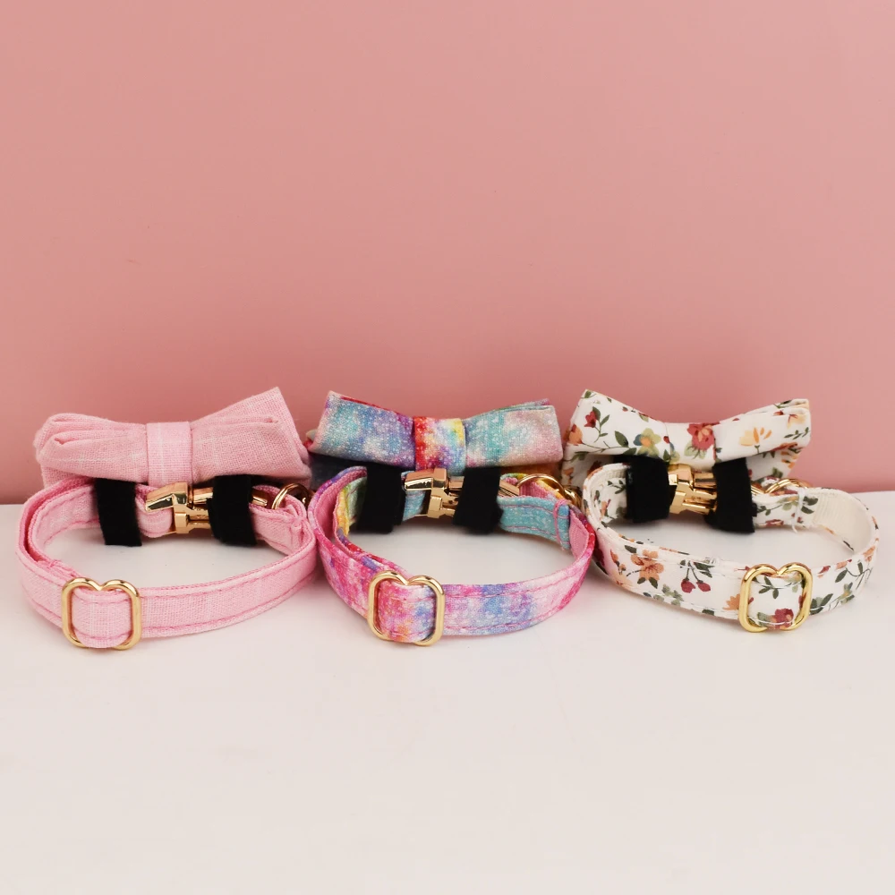 Coleira para Gato com Laço Ajustável Personalizável - Imagem 5