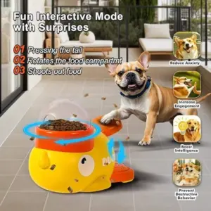 alimentador interativo para cães e gatos