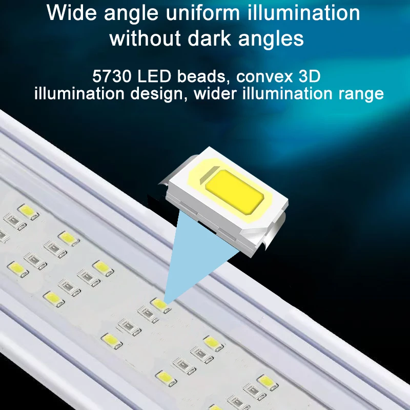 Luz LED para Aquário Ajustável para Plantas Aquáticas 18-75 cm - Imagem 4