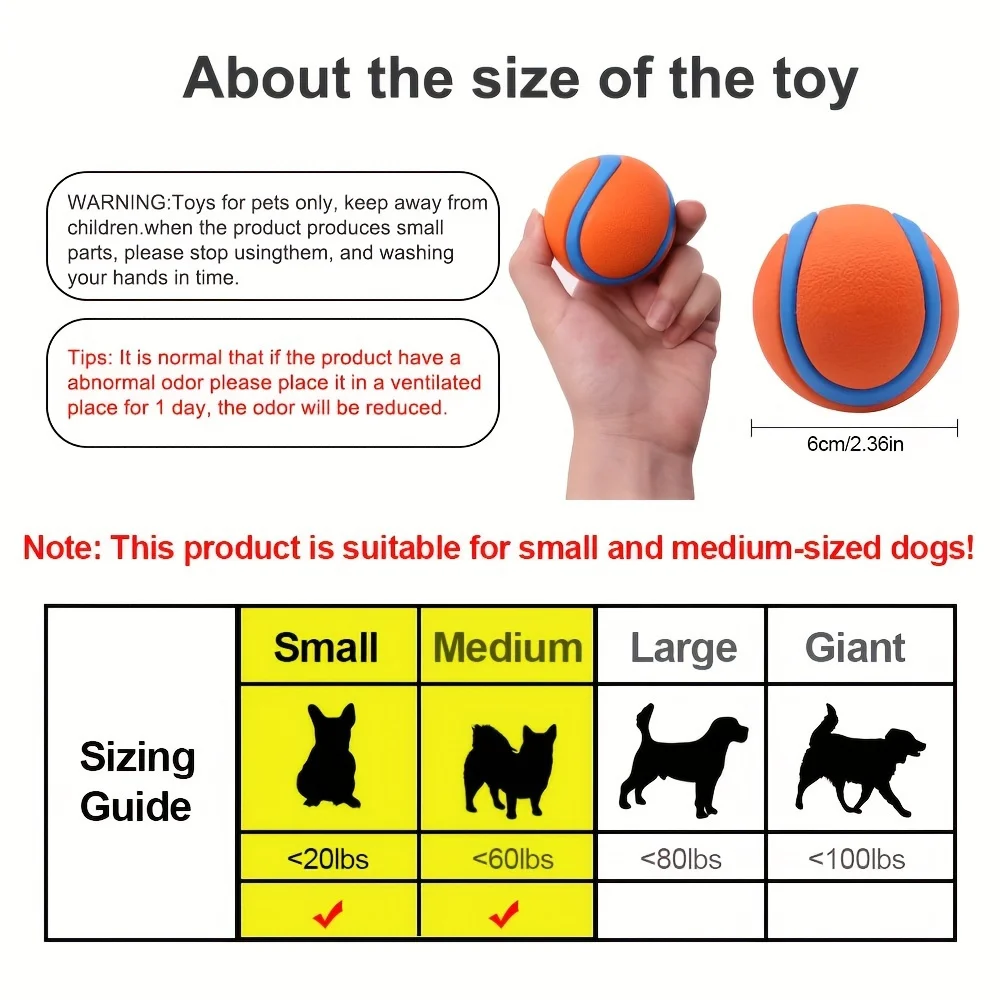Bola de Mastigar para Cães de Silicone Durável para Raças Médias - Imagem 5