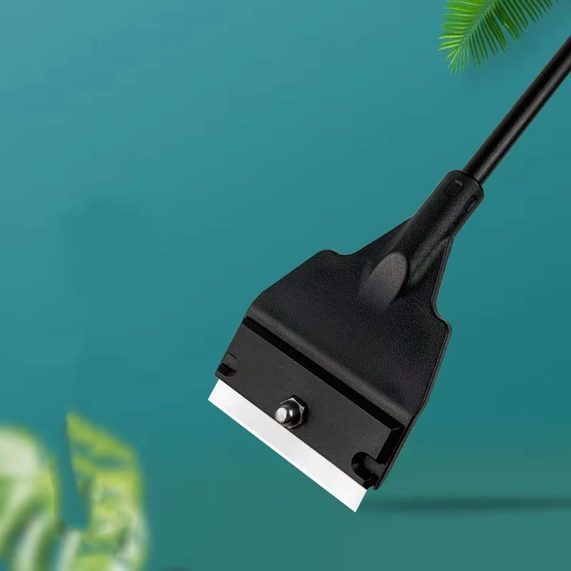 Limpador de Algas para Aquário com Lâmina Removível e Cabo Longo - Imagem 2