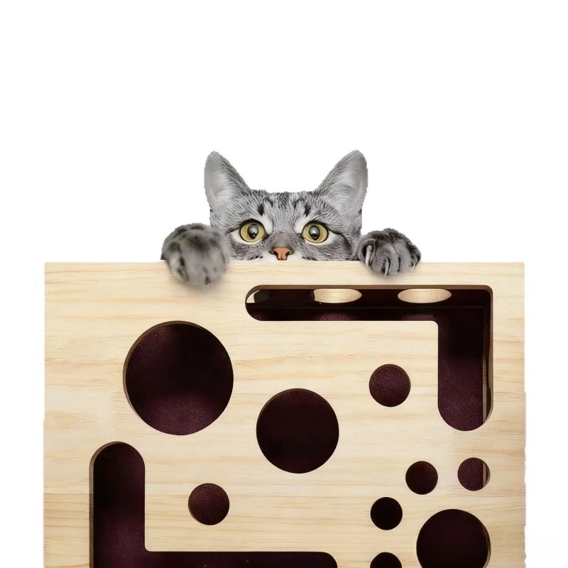 Brinquedo Labirinto para Gatos com Bola e Túnel Interativo - Image 6