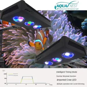 lâmpada led aquário inteligente wifi