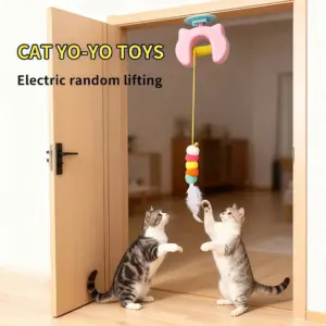 brinquedo elétrico para gatos com balanço automático