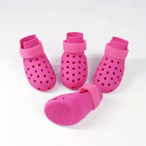 sapatos de silicone antiderrapantes para cães