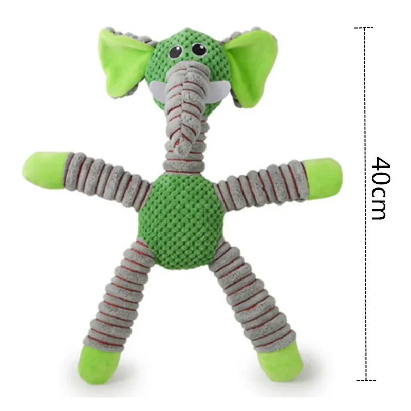 Brinquedo para Cães de Pelúcia com Apito Interno e Formato de Animal - Imagem 2