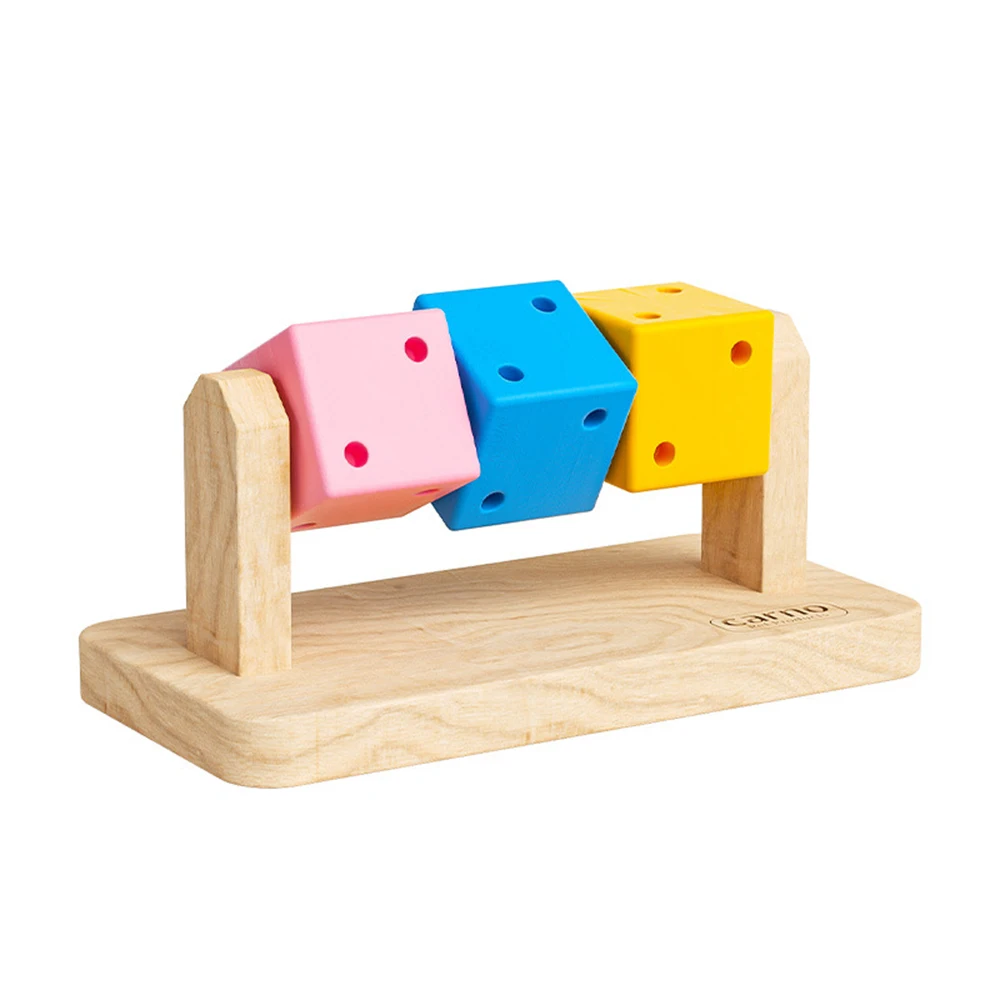 Brinquedo de Madeira para Hamster com Bloco de Moer Dentes - Imagem 5