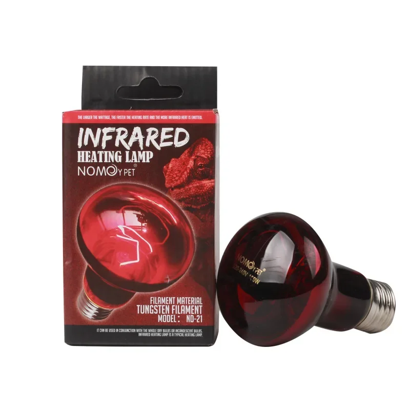 Lâmpada de Calor Infravermelha para Répteis e Anfíbios 100W Bocal E27 - Imagem 6